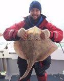 14 lb 10 oz Undulate Ray by Darren