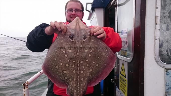 12 lb 5 oz Thornback Ray by Ian from London