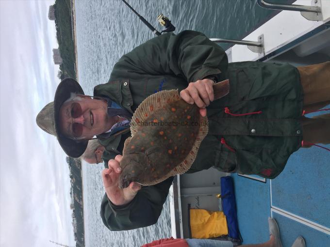 2 lb 9 oz Plaice by Ron