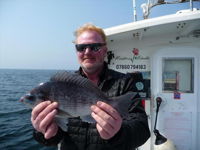 2 lb 13 oz Black Sea Bream by Mr Gough