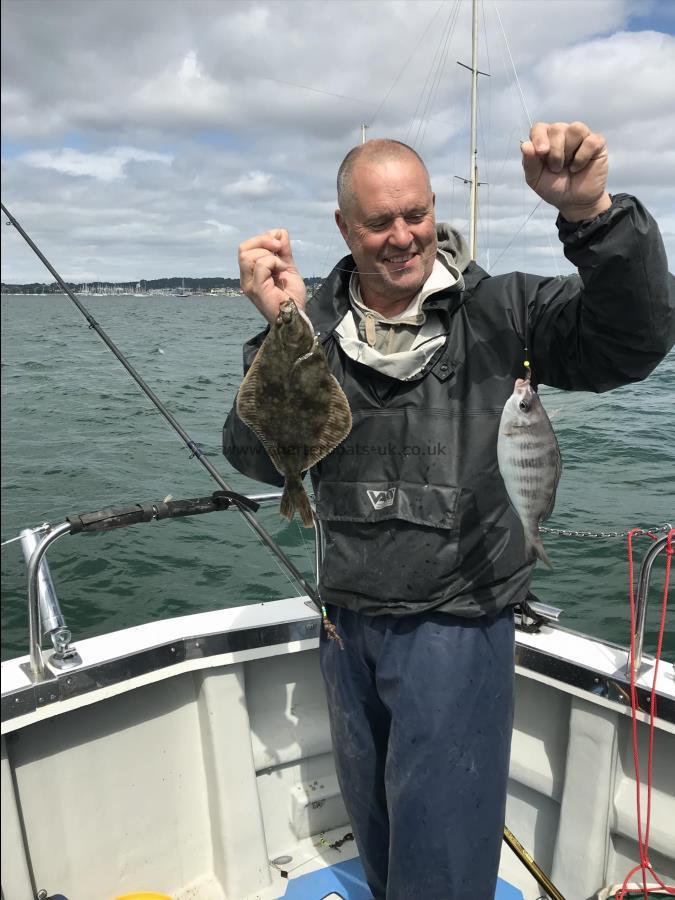 1 lb Flounder by Andy with a Flounder and Bream combo