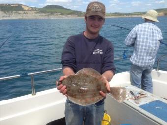 2 lb 2 oz Plaice by Lewis hodder