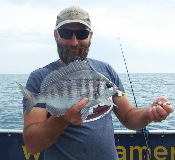 3 lb Black Sea Bream by Peter Minns