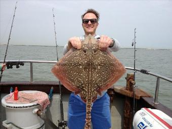 9 lb Thornback Ray by The Stag