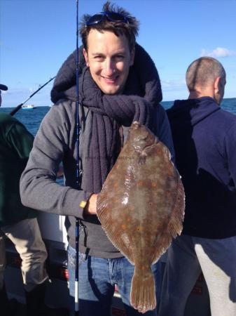 4 lb 12 oz Plaice by Darren Hughes