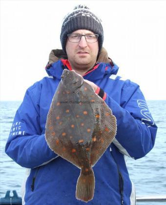 2 lb 15 oz Plaice by John Avery