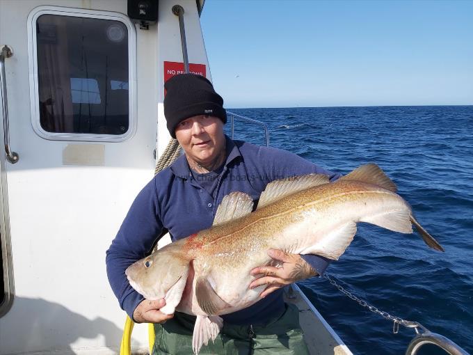 28 lb Cod by Bruce Bradley