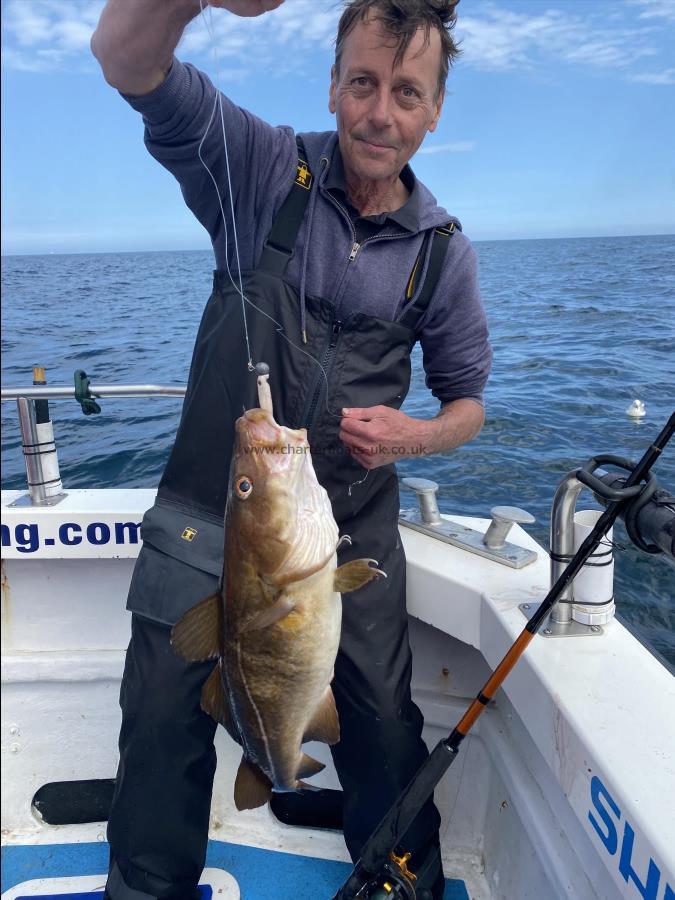 4 lb 5 oz Cod by Gordon.