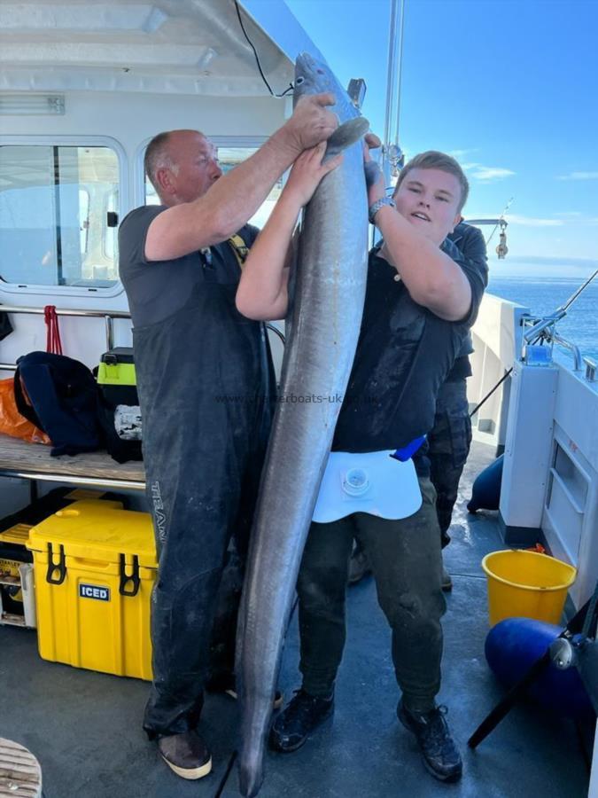 70 lb Conger Eel by Max