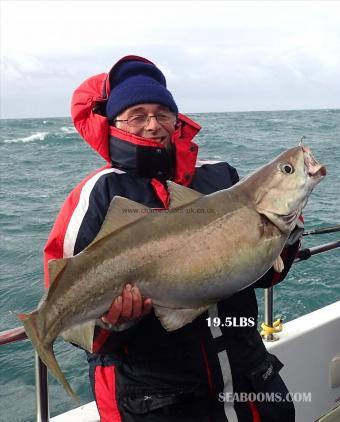 19 lb 5 oz Pollock by Johnny Johnson