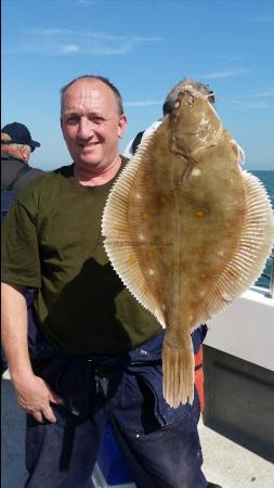 3 lb 8 oz Plaice by dave woods