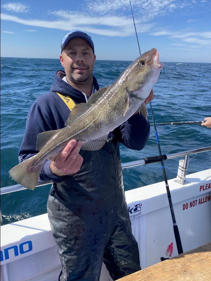 6 lb 3 oz Cod by Steve Bradbury.