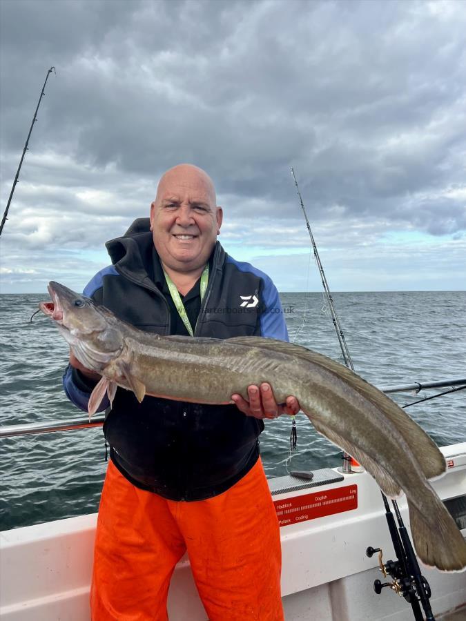 11 lb 8 oz Ling (Common) by Steve Thornton