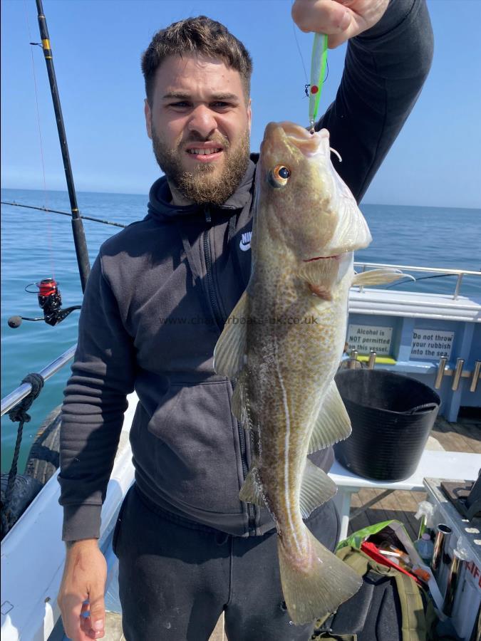 6 lb Cod by Manny from hill cod fishing on heidi j