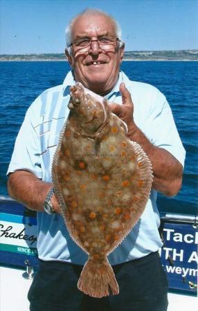 5 lb 12 oz Plaice by Malcolm Glyn