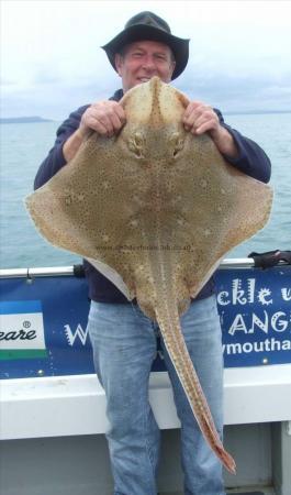 20 lb 8 oz Blonde Ray by Tom Oneill