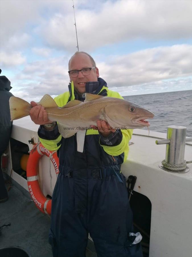6 lb Cod by Mark on a roll