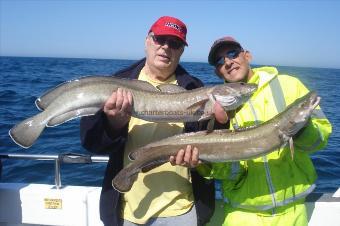 13 lb 4 oz Ling by Stan and carl