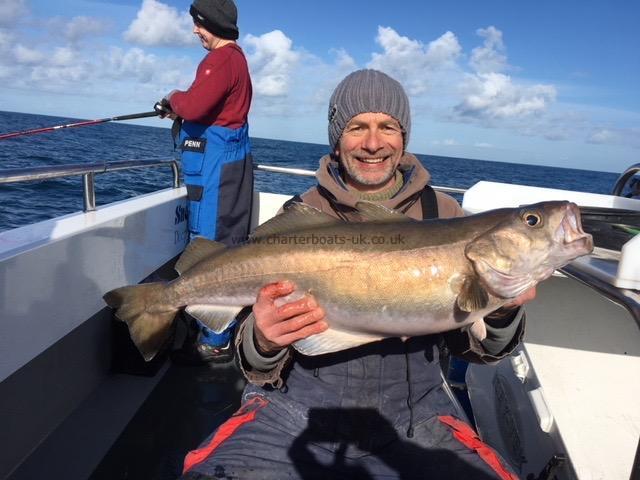 13 lb Pollock by Rick Hawkins