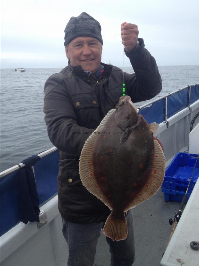 4 lb 2 oz Plaice by Dans crew