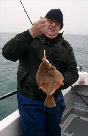 1 lb 8 oz Plaice by Kevin Peach