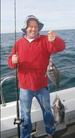 3 lb 12 oz Black Sea Bream by Chris Luke