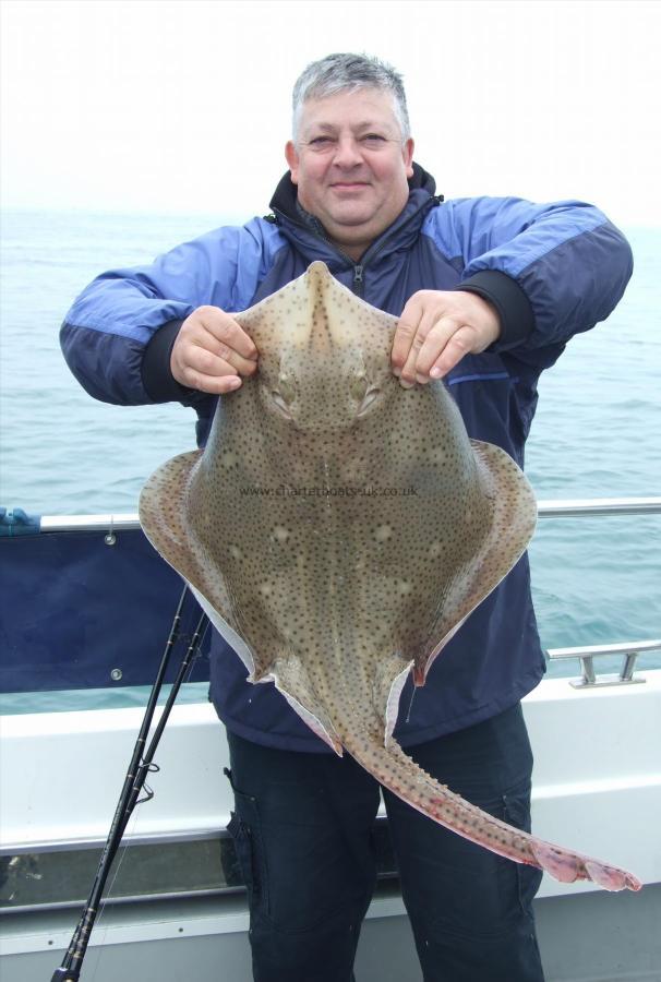 15 lb 13 oz Blonde Ray by John Straker