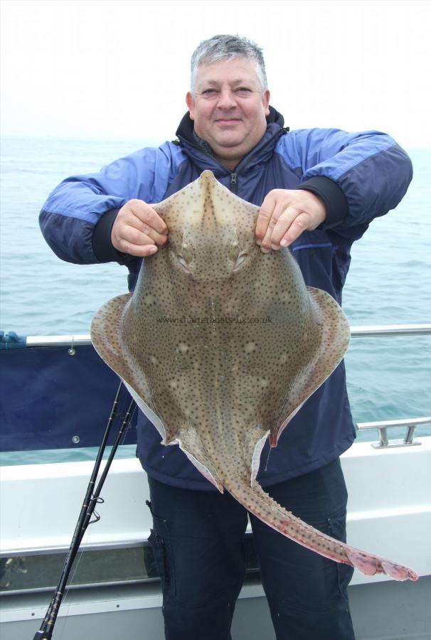 15 lb 13 oz Blonde Ray by John Straker