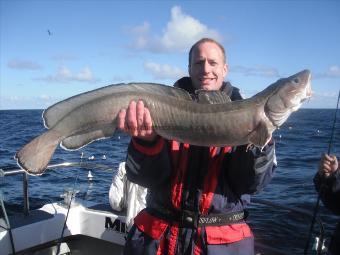 15 lb 4 oz Ling by Ray Cook