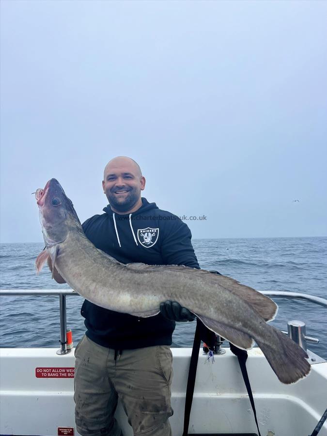23 lb 3 oz Ling by Richard Szpijak