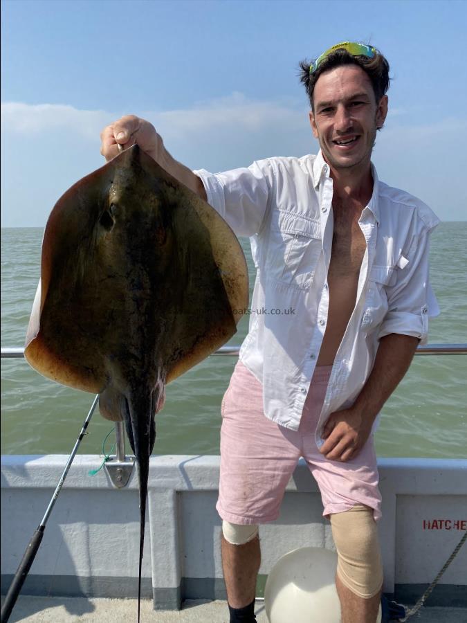 16 lb 7 oz Stingray (Common) by Unknown