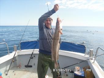 8 lb 2 oz Ling by Ted Ellison Sunderland
