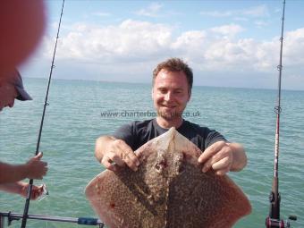 7 lb 3 oz Thornback Ray by Stagg party