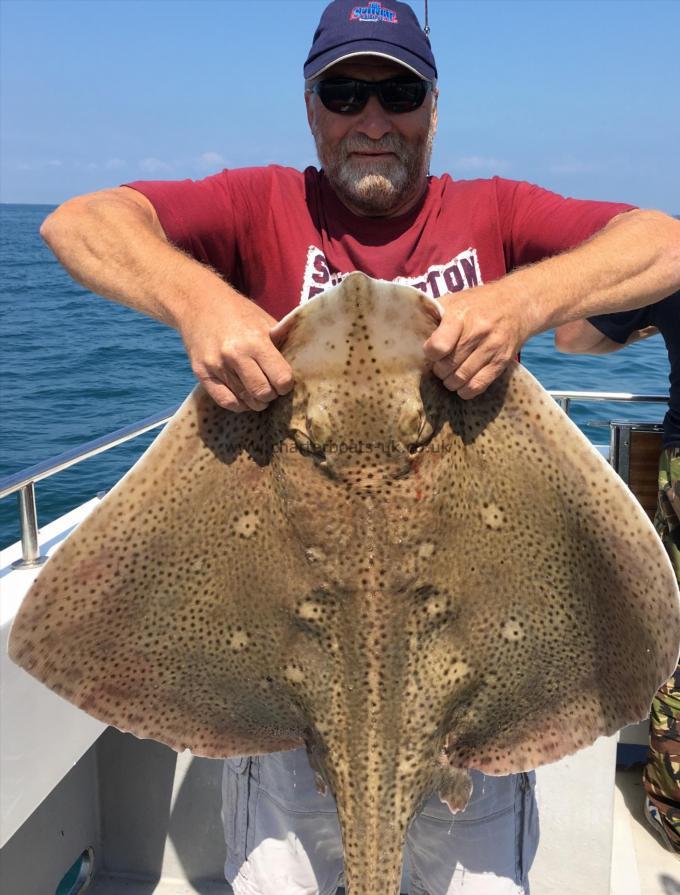 29 lb 8 oz Blonde Ray by Kevin Marchant