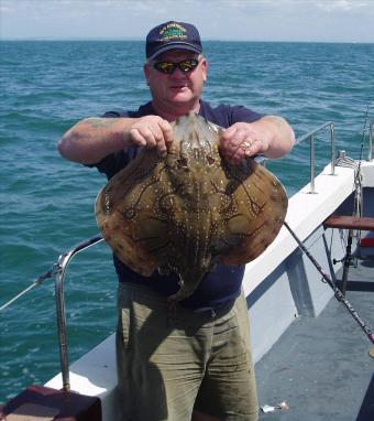 13 lb 4 oz Undulate Ray by gary bodenham