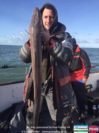 12 lb Conger Eel by Mark