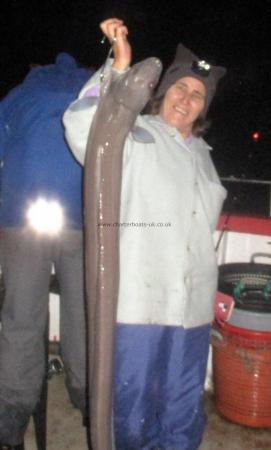 16 lb Conger Eel by penny duke