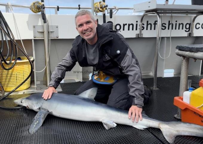 40 lb Blue Shark by Scott Knapp