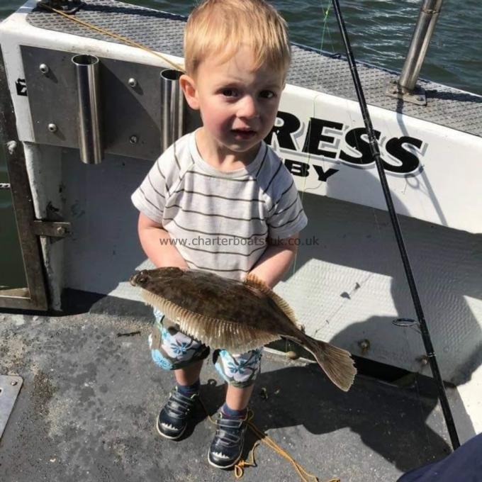 12 oz Flounder by Rudy Cope - skippers son age 2