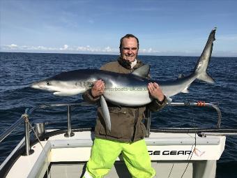 80 lb Blue Shark by Kevin McKie