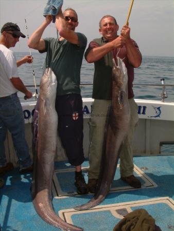 64 lb Conger Eel by Stuart Cross