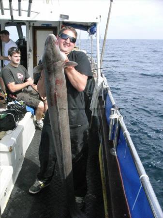 56 lb Conger Eel by Darren