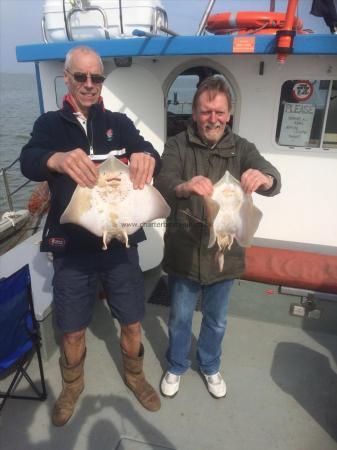 7 lb 12 oz Thornback Ray by Joe and jim