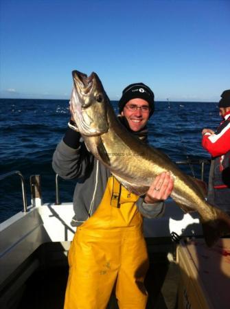 16 lb 14 oz Pollock by Dan Hendriksen