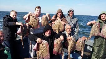 9 lb Thornback Ray by David's party