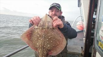 6 lb 9 oz Thornback Ray by Pete from Medway