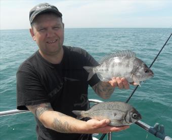 1 lb 2 oz Black Sea Bream by Bruce Hough