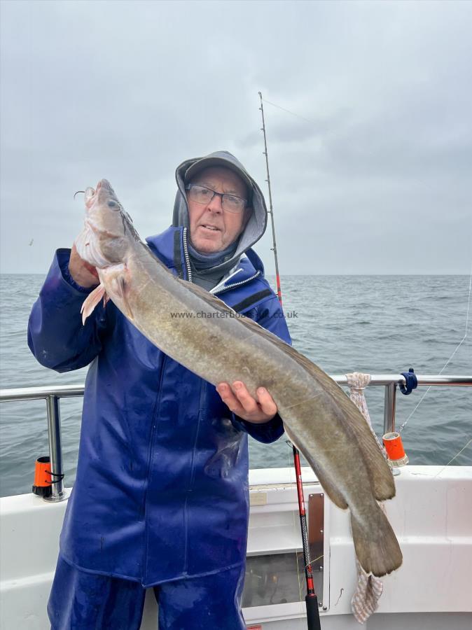 10 lb 8 oz Ling by Dave Sharp