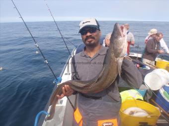 15 lb Ling (Common) by Dr Ash Bandela from Newcastle.