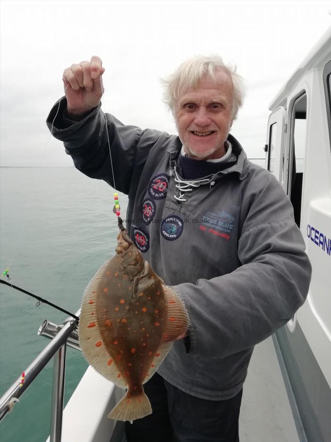 1 lb 9 oz Plaice by Ric